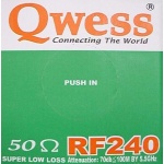 Kabel RF240 QWESS nisko-tłumienny 100m BOX