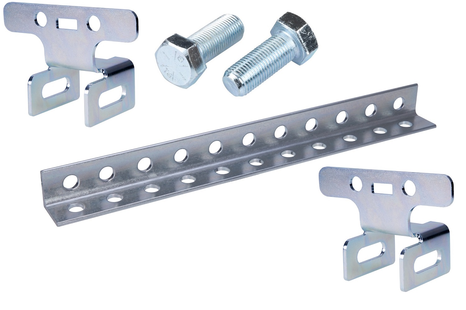 Mocowanie kątownika + Kątownik 11, 13, 15 otworowy + Śruby