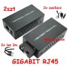 Media konwerter GIGABIT jednomodowy mini fiber para 2szt