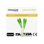 Patchcord ConnLink SC/APC-SC/APC, G657A2, 0.5m Duplex