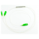 Splitter PLC 1x2 Steel Box, SM 0.9mm, 1m, SC/APC