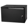 Szafa rack 19"6U, 450mm, Metal - Czarna ECO